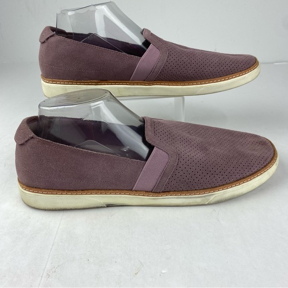 Vionic Womens 11 Malina Mauve Suede Slip On Comfort Shoes - Picture 1 of 6